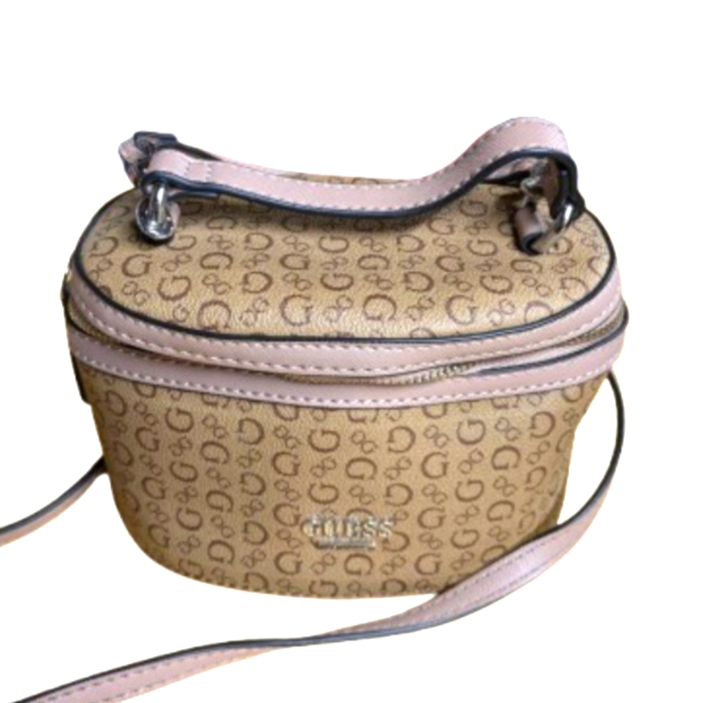 Guess Tan Crossbody Bucket Bag. NWOT